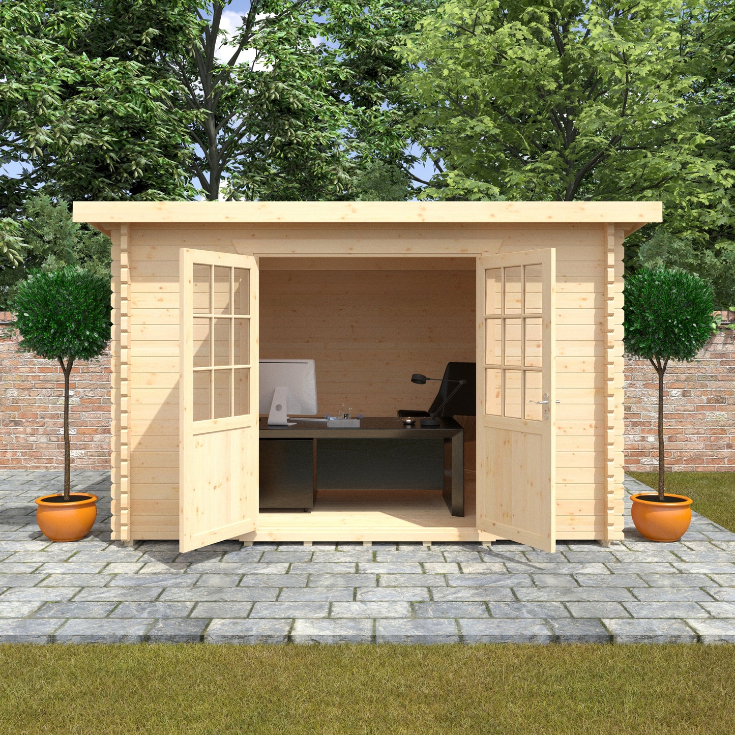 Broadfield Kingsley 44mm Cabin - Georgian style doors