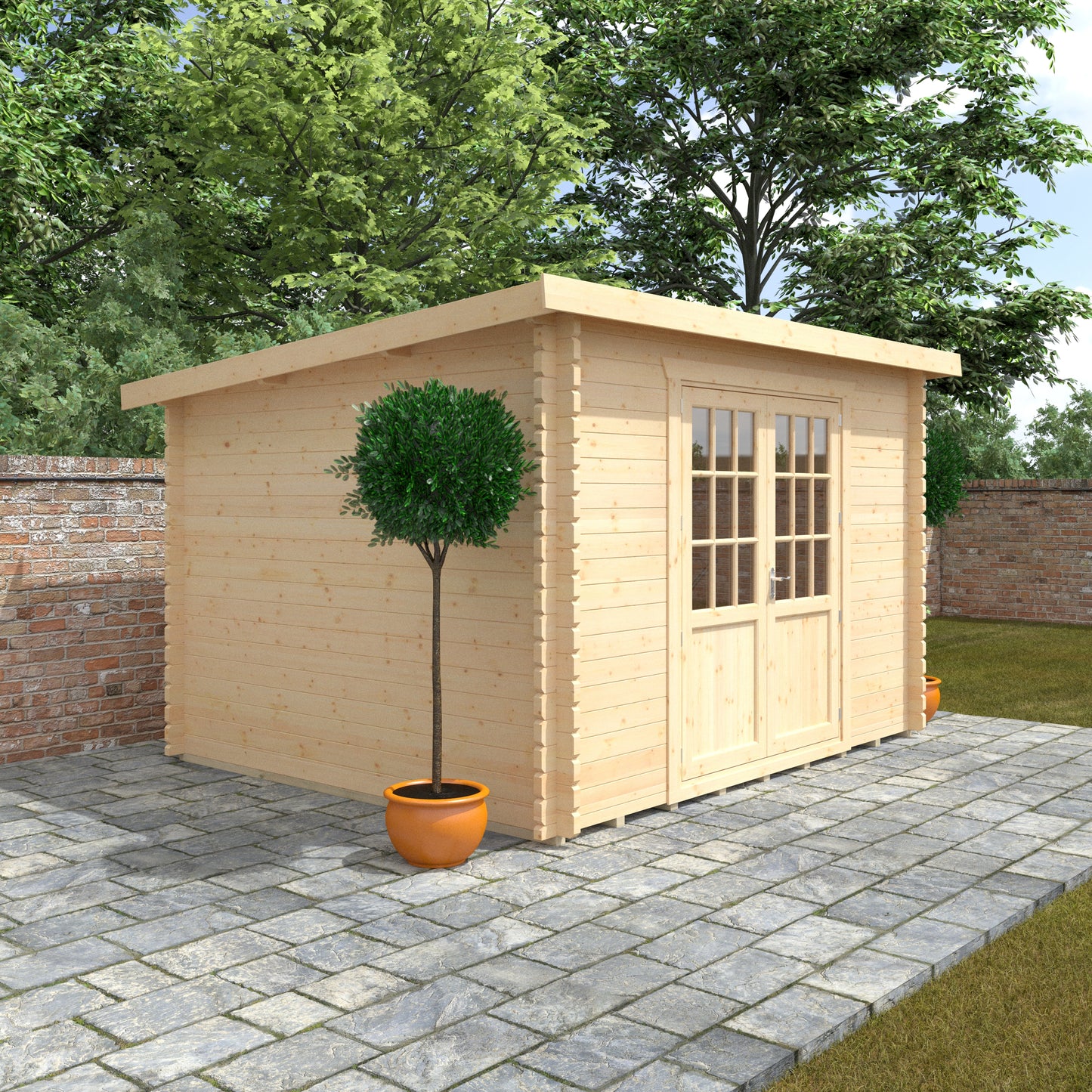 Broadfield Kingsley 44mm Cabin - Georgian style doors