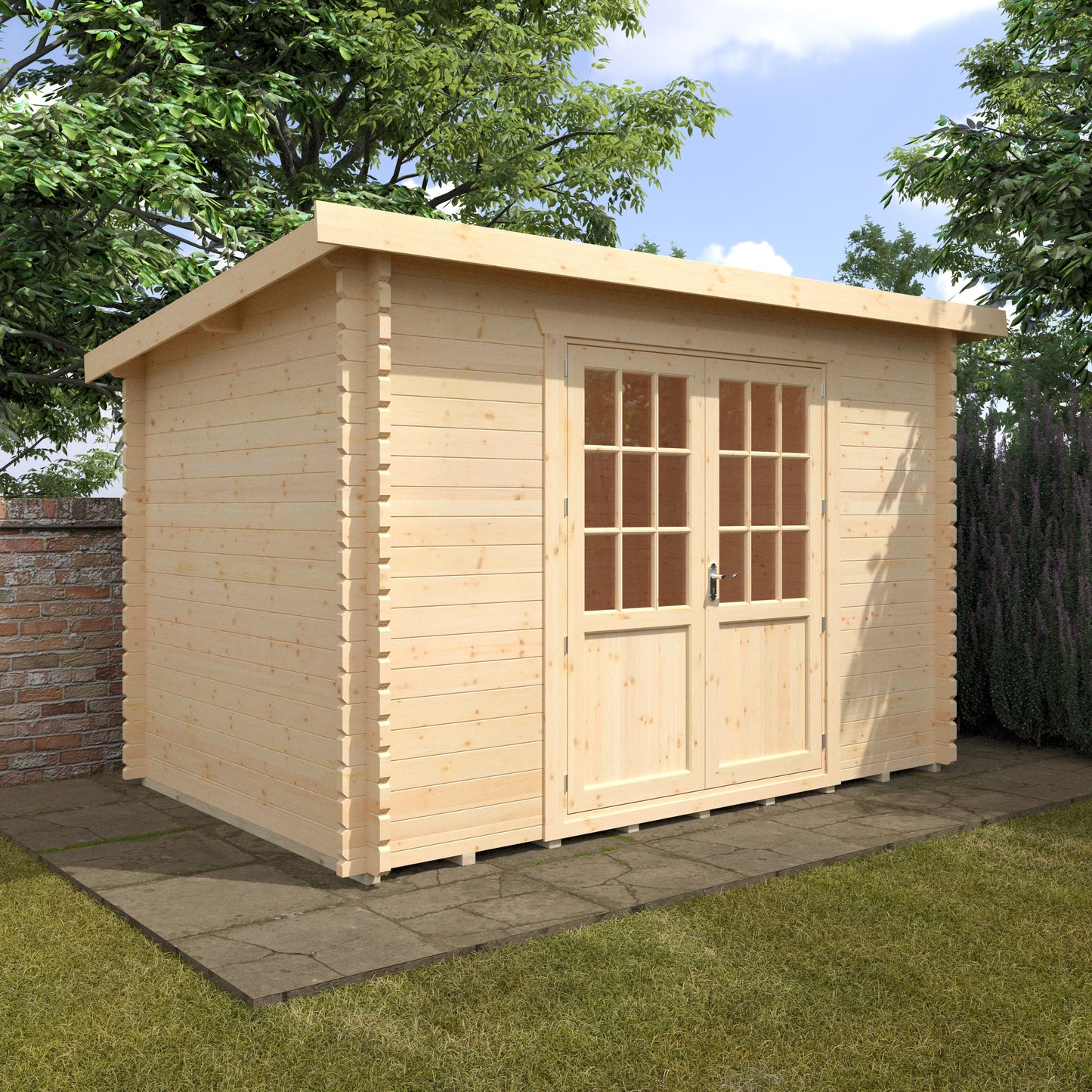 Broadfield Kingsley 44mm Cabin - Georgian style doors