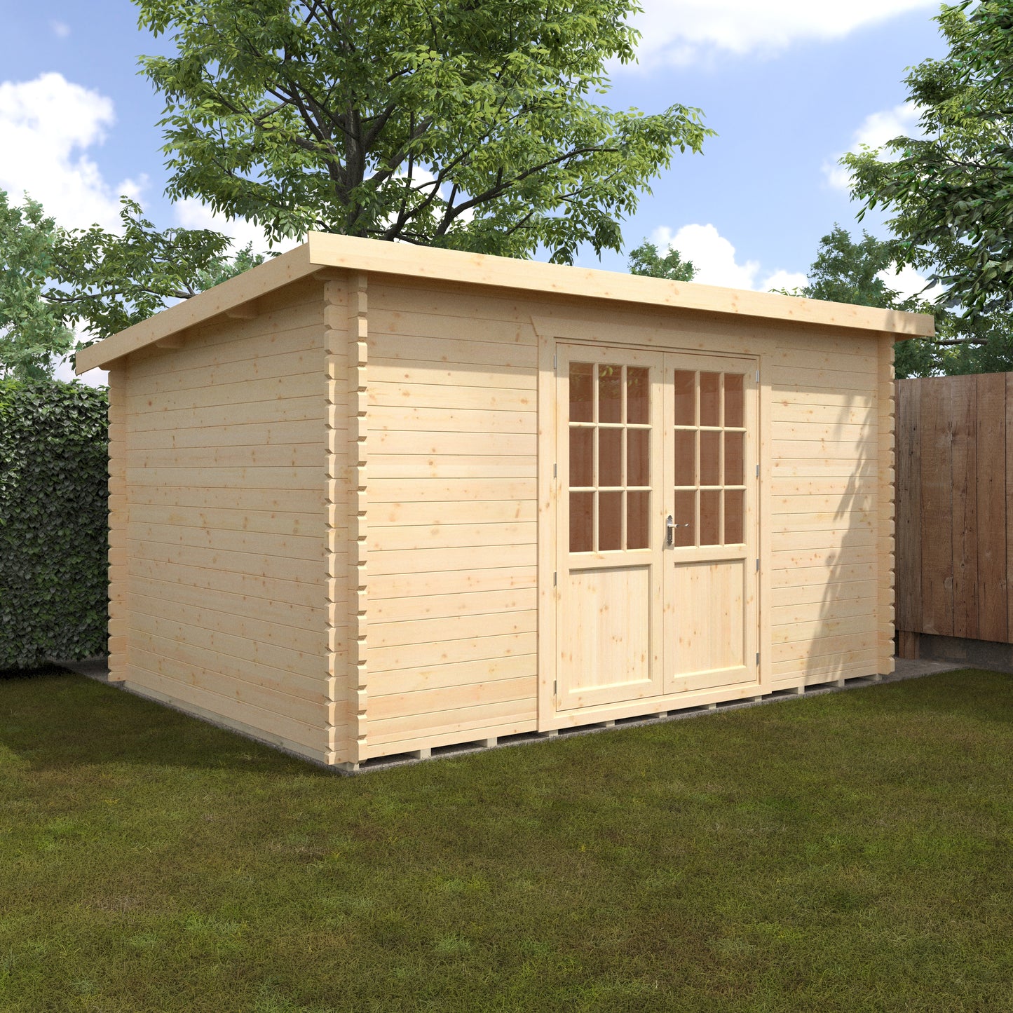 Broadfield Kingsley 44mm Cabin - Georgian style doors