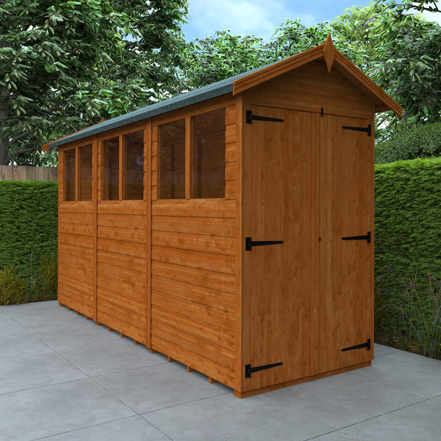 Broadfield Flex Apex Double Door Shed