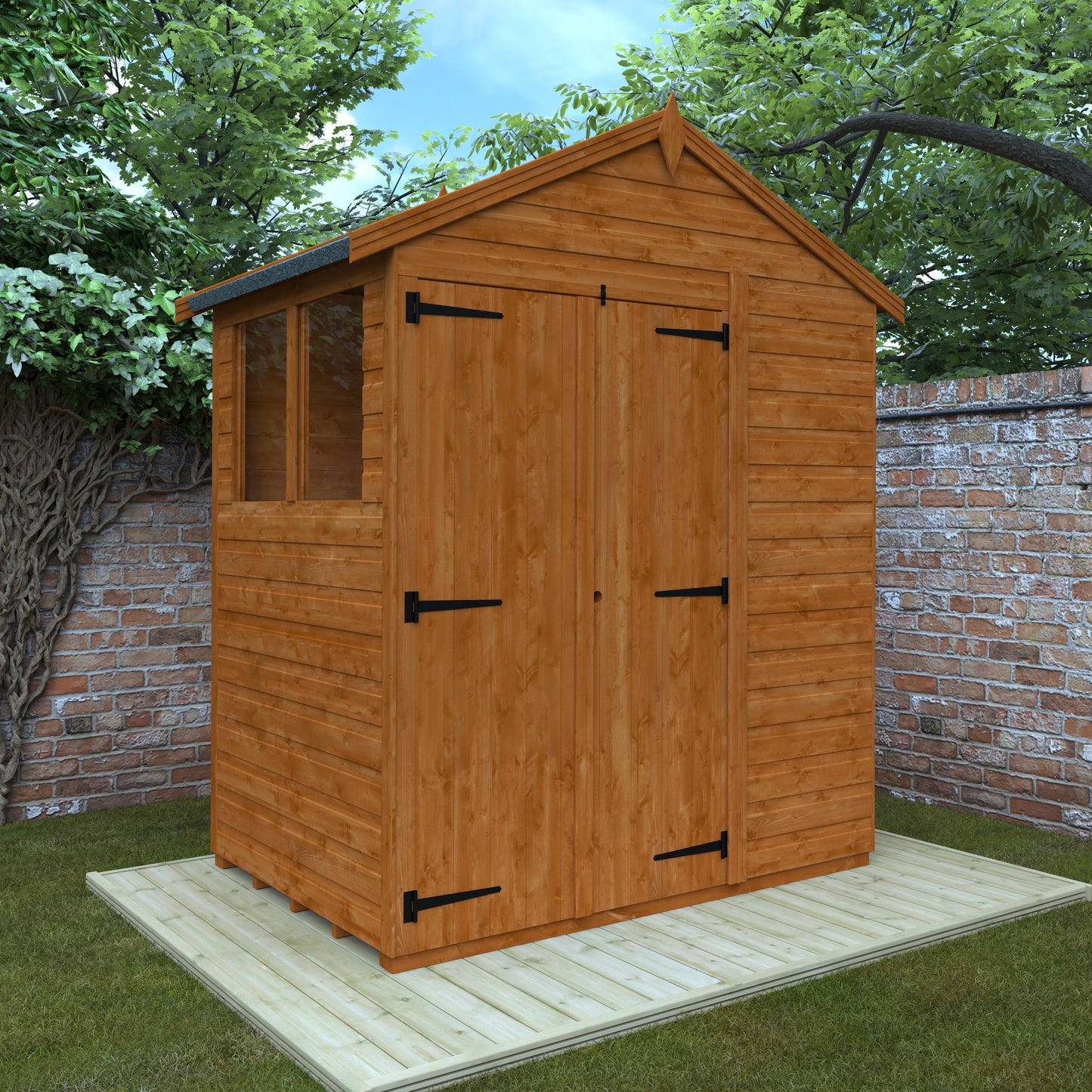 Broadfield Flex Apex Double Door Shed