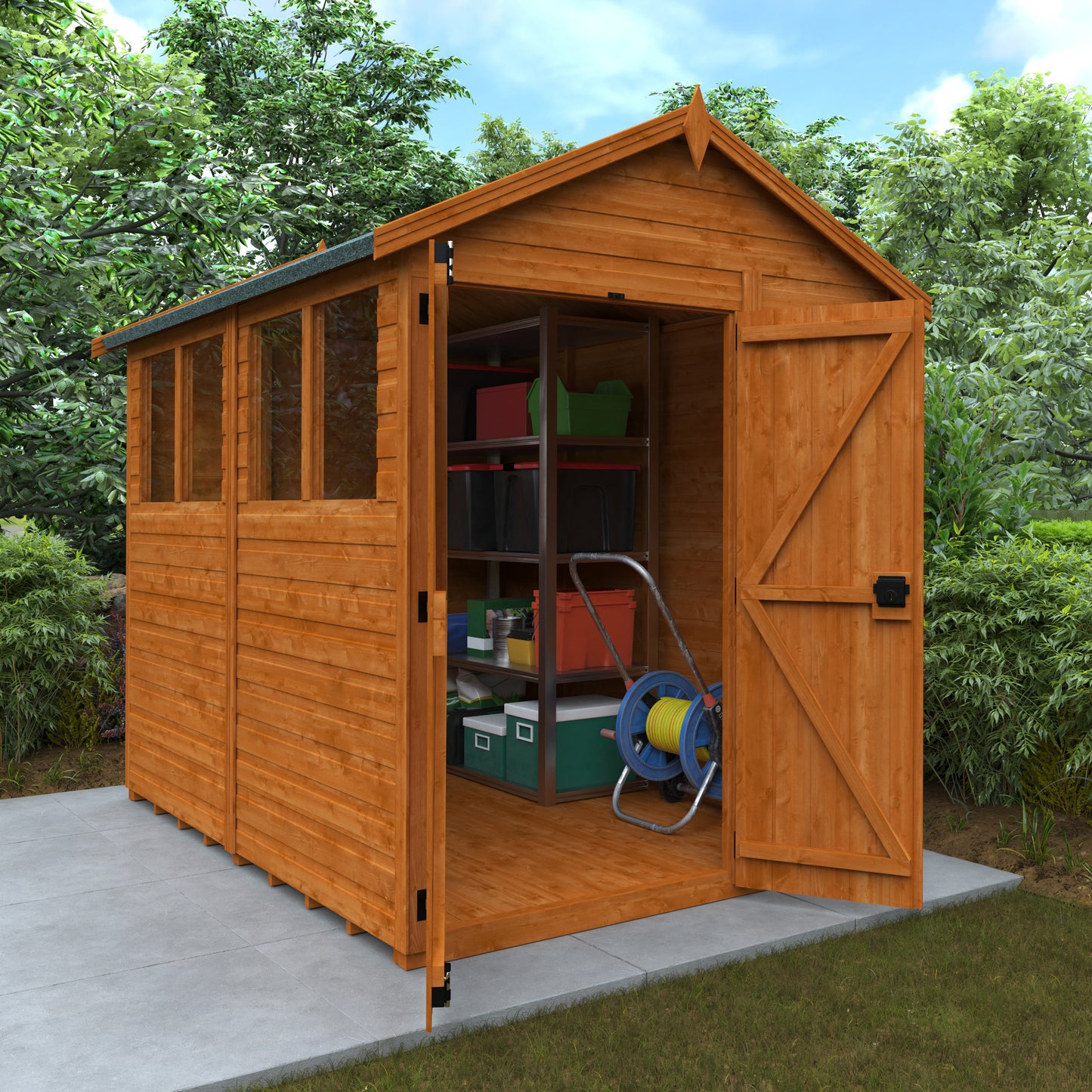 Broadfield Flex Apex Double Door Shed