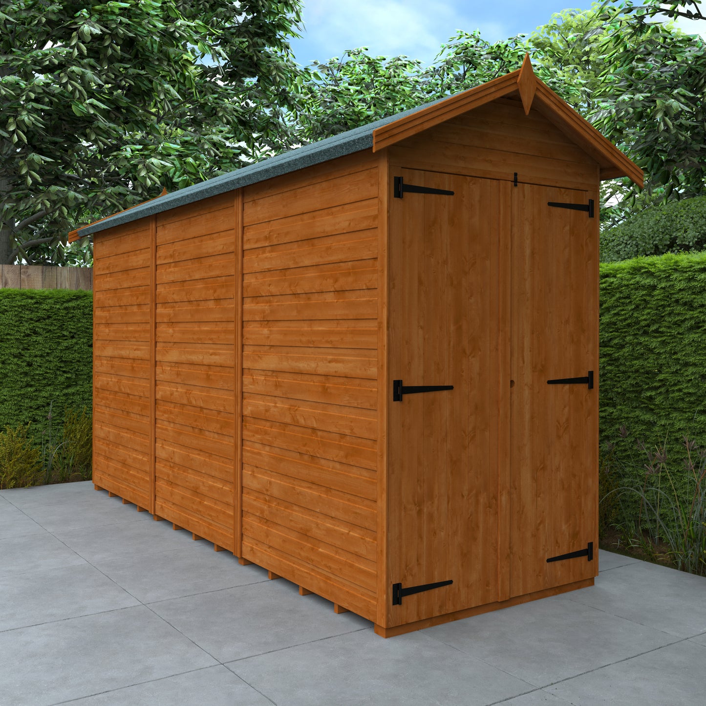 Broadfield Flex Apex Double Door Shed