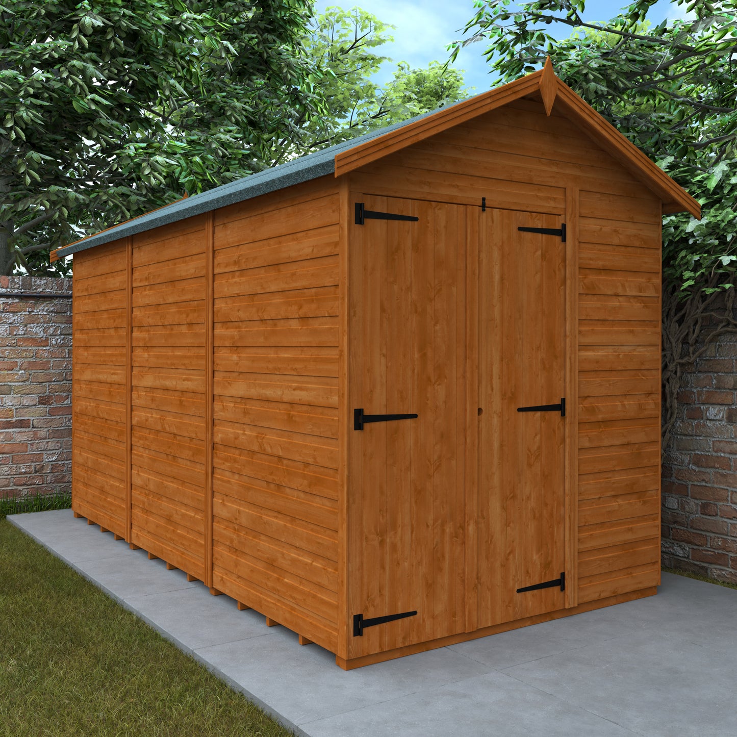 Broadfield Flex Apex Double Door Shed